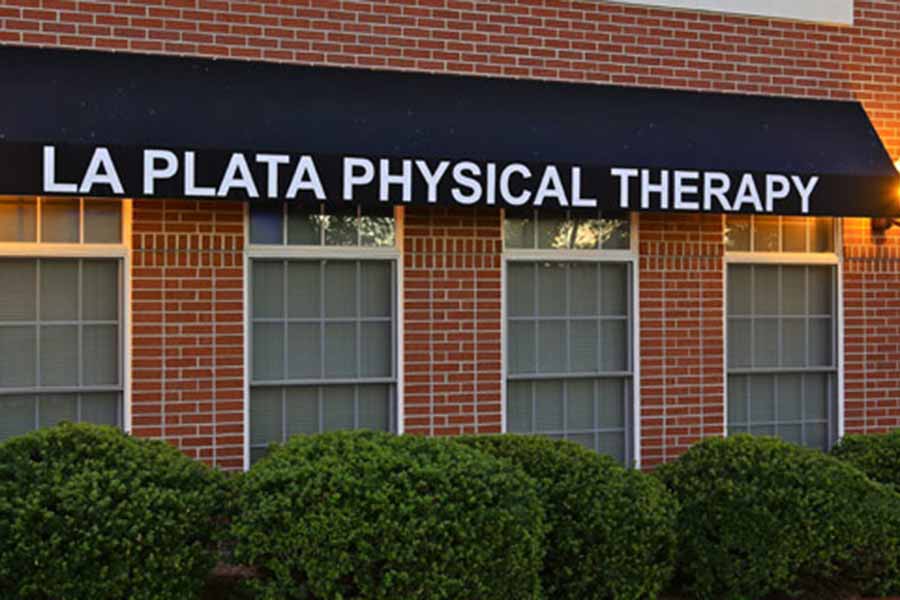 Brick exterior of La Plata Physical Therapy office  in La Plata, MD
