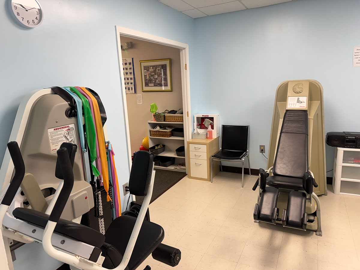 Wellness Center1 Interior exercise and wellness room at La Plata Physical Therapy in La Plata, MD